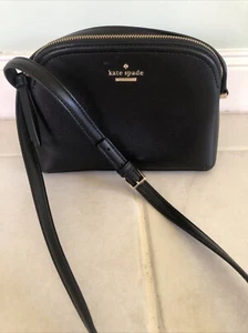 Borsa a tracolla KATE SPADE piccola nera in pelle nera - Foto 1 di 9