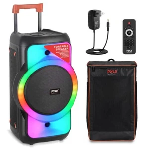 Pyle Portable BT PA and Karaoke Speaker System w/ Built-in Rechargeable Battery - Picture 1 of 7