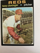 1971 Topps Tony Cloninger Cincinnati Reds #218 Baseball Card