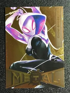 2022 Skybox Marvel Universe Metal Spider-Man π₯ GHOST-SPIDER GWEN GOLD FX π₯ - Picture 1 of 2