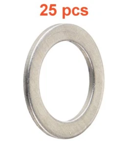 (25) Marli 18mm Aluminum Oil Drain Plug Gasket M18 RPL 90471-PX4-00 Fits Honda - Picture 1 of 3