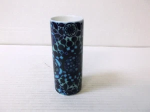 Vntg Rosenthal Germany Studio-Linie 5 1/8" h Blauer Garten Vase ~ Bjorn Wiinblad - Picture 1 of 6