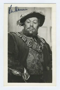 Rex HARRISON: Signed Photograph as Henry VIII in "The Trial of Anne Boleyn" - Picture 1 of 1