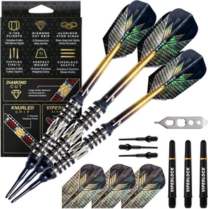 Viper Wizard Gold and Black Soft Tip Darts 20 Grams - Picture 1 of 6