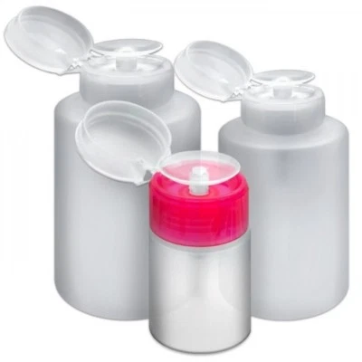 Pro Impressions klare Flüssigkeitspumpen (Aceton Acryl Nägel Gel Reiniger Tuch)