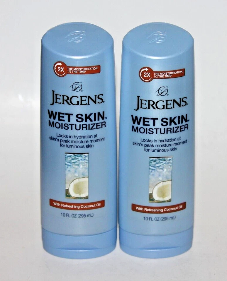 LOTE (2) JERGENS HIDRATANTE PIEL HÚMEDA CON ACEITE DE COCO REFRESCANTE 10 FL OZ Foto 1 de 1