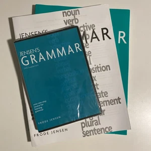 JENSENS GRAMMAR Worktext, Test And 2-DVD SET - Master Books Grade 8-12 NEW! - Imagen 1 de 11