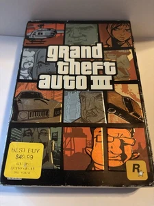 GTA III (PC) 2x Discs w/ Manual, Poster, Reg. Card Grand Theft Auto 3 - Picture 1 of 8