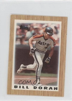 1987 Topps League Leaders Minis Bill Doran #9 - Image 1 of 2