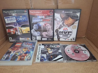 lote de videojuegos sin probar Playstation 1,2,3 y 1 Game Cube.lote de 5 Leer DESCRIPCIÓN Foto 1 de 4