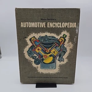 VTG 1968 Motor Services Automotive Encyclopedia Car Mechanic Textbook HC - Picture 1 of 17