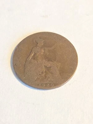 1920 UK GREAT BRITAIN HALF PENNY - LOT BT676 - Image 1 of 2