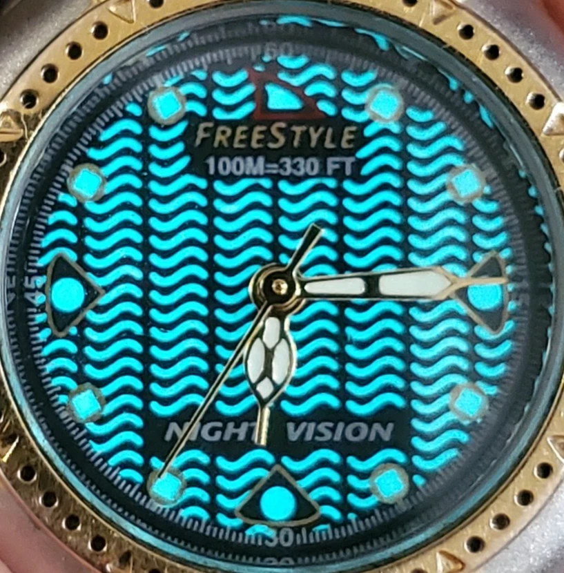 FREESTYLE Reloj Visión Nocturna Mujer Analógico Cuarzo Retroiluminación Dos Tonos 31 mm Foto 1 de 1