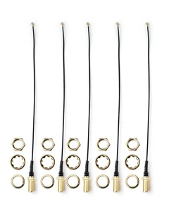 5 pezzi cavo coassiale da IPEX a SMA Pigtail, presa SMA a UFL/u.FL/IPX/IPEX, RF Ko - Foto 1 di 4