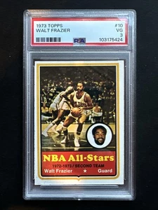 Walt Frazier 1973 Topps Basketball #10 Walt Frazier PSA 3 - Picture 1 of 2