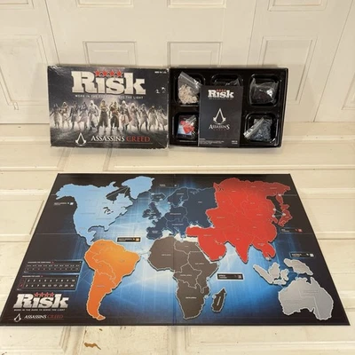 Risk - Assassin's Creed Board Game Hasbro Complete  2018 Rare - Image 1 of 4