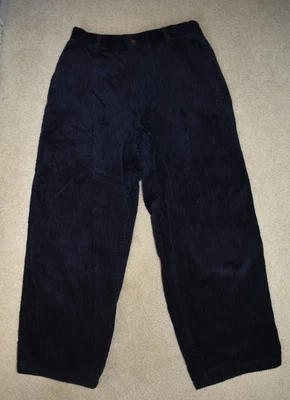 Kitestrings 10码海军蓝灯芯绒长裤 — 第 1/4 张图片