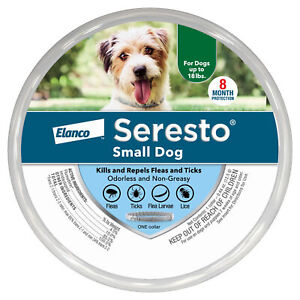 Seresto Flea and Tick Collar 8 Months Protection for Small Dogs - 18lbs