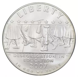 2007-P Unc Little Rock Commemorative Silver Dollar $1 - Picture 1 of 3