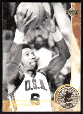 1994-95 3860A Upper Deck USA Adrian Dantley USA #88 - Image 1 of 2