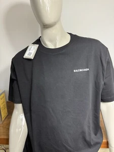 BALENCIAGA T-Shirt Logo XL Schwarz - Bild 1 von 7