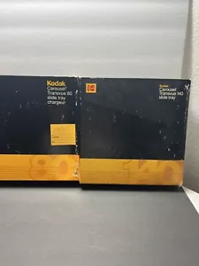 3 Kodak Carousel Transvue 80 Slide Trays 2 Grey 1 Black For 35mm Slide Projector - Picture 1 of 5
