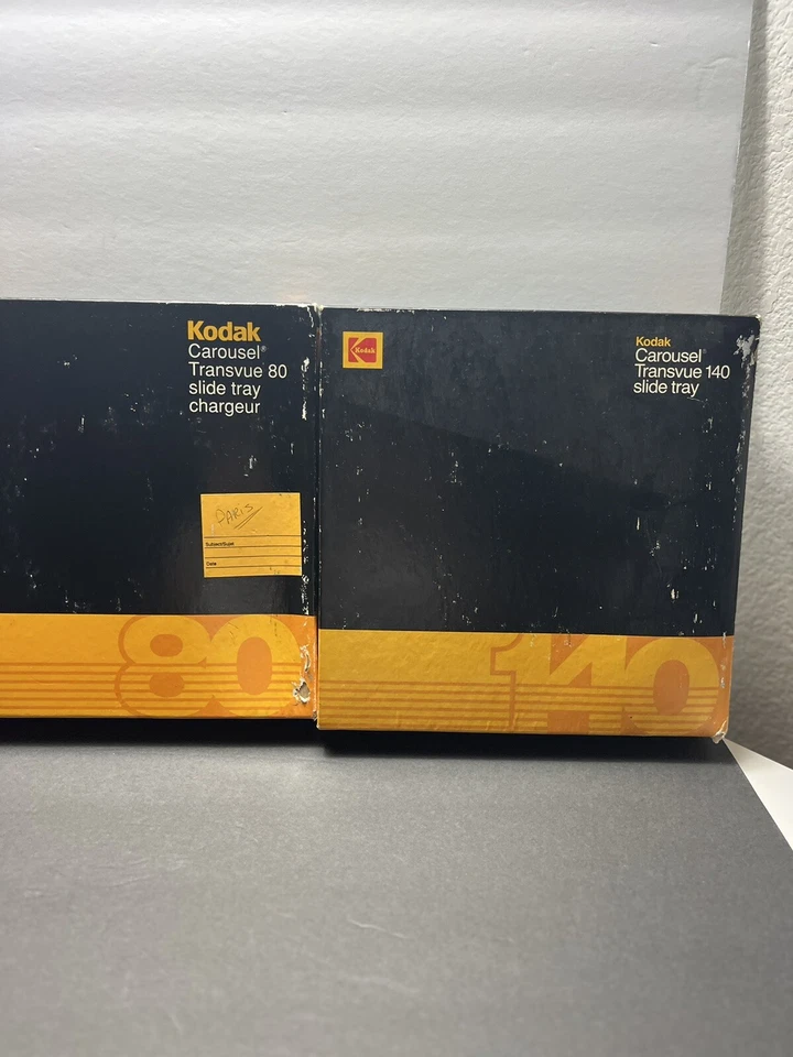3 bandejas deslizantes Kodak Carousel Transvue 80 2 grises 1 negras para proyector deslizante de 35 mm Foto 1 de 4