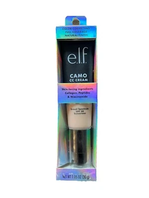 e.l.f. Camo CC Cream Color-Correcting Full Coverage, SPF 30, Fair 125 C, 1.05oz. - Image 1 of 2
