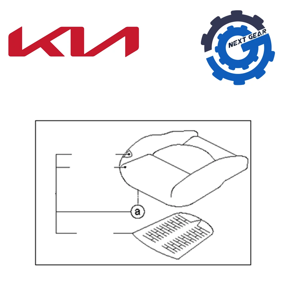 Новый OEM Kia переднее правое нижнее сиденье в сборе черный 2009-2013 Forte 88205 1M621DCL - Изображение 1 из 1