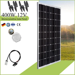 400W Solar Panel Kit 12V Mono 400 Watt Caravan Camping Power Battery Charging - Picture 1 of 8