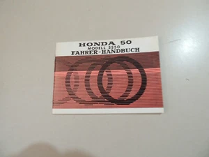 Honda SS 50 Fahrerhandbuch Betriebsanleitung Ausgabe 06.1966 - Picture 1 of 6