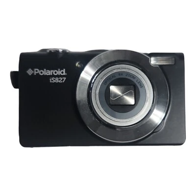 Polaroid iS827 Black Digital Camera Optical 8x Zoom Lens For Parts READ - Image 1 of 3