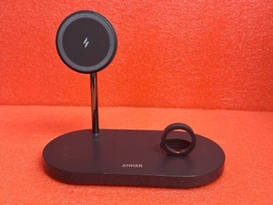 Anker Stazione di Ricarica Wireless 533 Caricatore Wireless Magnetico Supporto 3 in 1 A2597 - Foto 1 di 5