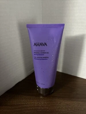 AHAVA Deadsea Water Mineral Shower Gel - spring blossom-Full Size 6.8oz Sealed - Image 1 of 4