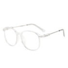 Retro Large Frame Anti Blue Light Myopia Glasses For Men Women Square Glasses 