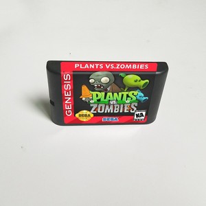 Plants VS. Zombies 16 Bit Sega Genesis Mega Drive System Rare Classic Very Rare