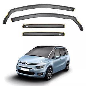 ISPEED Wind Deflectors for Citroen C4 Grand Picasso 2013-2022 7-Seater MPV 4pc - Picture 1 of 9
