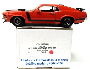 SMTS Boss #1A 1970 FORD MUSTANG BOSS 302 Street red 1/43 white metal boxed sw1 - Picture 1 of 10