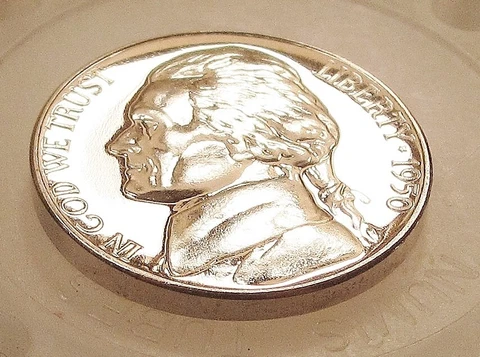 1950 Gem Proof Jefferson " EYE CANDY " Original  Blazing Luster  #626 ~ 5 Cover