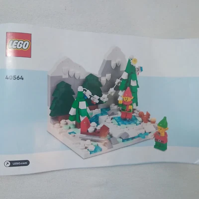 NEW Lego Instruction Manual Winter Elves Scene 40564 No Bricks Holiday - Image 1 of 3