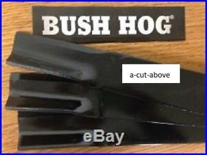 Set/3 finishing mower blades for Bush Hog 82325 ATH720/FTH720/RDTH72/TH72