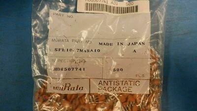 (10 PCS) SFE10.7MA5A10-A MURATA Ceramic Filter Bandpass 10.7 MHz 3-Pin - Image 1 of 3