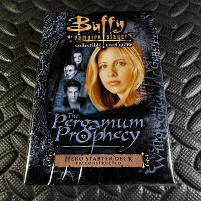 BUFFY VAMPIRE SLAYER THE PERGAMUM PROPHECY HERO STARTER DECK NEW/SEALED 2001 - Image 1 of 4