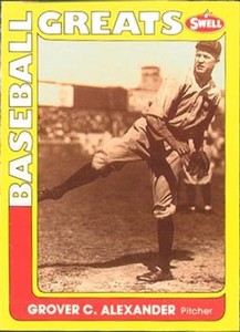 #128 Grover Cleveland Alexander - Philadelphia Phillies - 1991 Swell Baseball Gr
