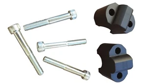 Bay4Global Handlebar Risers for Kawasaki Versys 650 - 1.18" up - 30mm up - Black - Bild 1 von 5