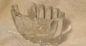 Vintage Glass Spoon Rest Utensil Holder