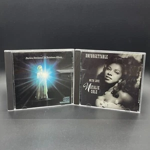2 CDs Barbra Streisand A Christmas Album & Natalie Cole Unforgettable with Love - Imagen 1 de 7