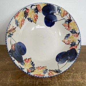 ARM Ceramica Hand Painted Fruit Serving Made In Italy Bowl Vintage - Picture 1 of 10