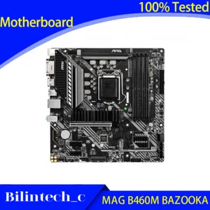 FOR MSI MAG B460M BAZOOKA Gaming Motherboard Support 64GB DDR4 AM4 LGA1200 AMD - Picture 1 of 5