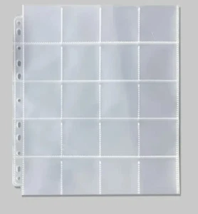 20 Taschen-Sammleralbumseiten - 10 Stück - Bild 1 von 2